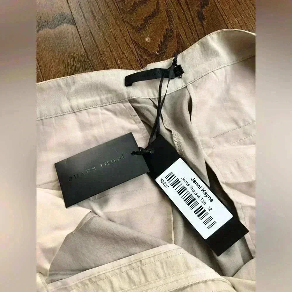 Jenni Kayne Women's 12 Jones Trousers in Tan - BRAND NEW W/TAGS! - Picture 8 of 14